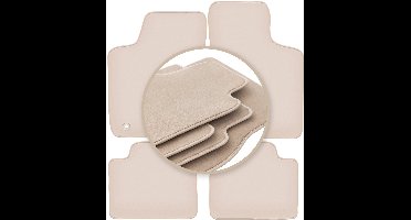 PREMIUM beige vloermatten voor: Opel Corsa B hatchback 1993-2001