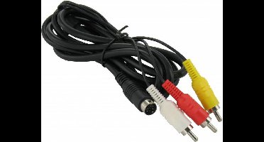 Composiet AV kabel voor SEGA Mega Drive 2, Genesis 2 en Genesis 3 - 1,5 meter