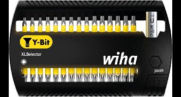 Wiha Bitset XLSelector Y-bit 50mm (¼″) PH / PZ / TORX® - 4-delig - 41834