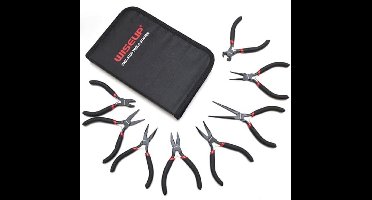8-delige mini tangenset voor knutselen en elektronica
