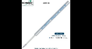 Schmidt Space Pen - Penvulling - Pen - Vulling - Refill - Medium - Blauw - Blue - Drukvulling - Los Verpakt - Geschikt voor Fisher Space Pen - 1 Stuks - Los Verpakt