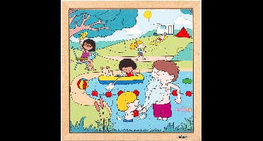 Seizoenspuzzel - zomer (9 stukjes) - Educo - Educatief speelgoed
