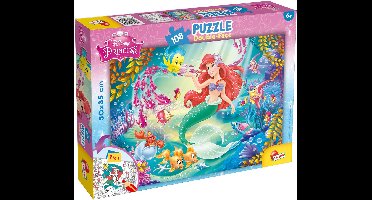 Lisciani - De kleine zeemeermin - Double face - puzzel - 108 stukjes