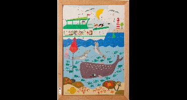 Puzzel boven en onder | 28 stukjes | In de zee | Educo