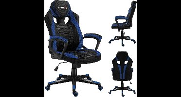 Huzaro Force 2.5 Blue Mesh Gamingstoel – Ergonomische Game Stoel met Mesh, Verstelbaar & Comfortabel, Blauw