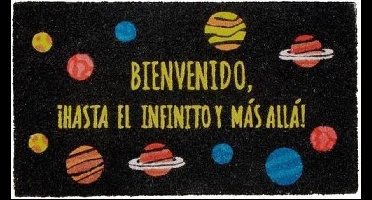 Fisura Deurmat Bienvenidos 40 X 70 Cm Kokosvezel/pvc Zwart