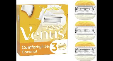 Gillette Venus Comfortglide Coconut Scheermesjes Voor Vrouwen - 3 Navulmesjes