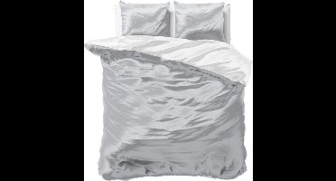 Dreamhouse Twee Kleuren Beauty Skin Care Dekbedovertrekset - Tweepersoons - 200x200/220 + 2 kussenslopen 60x70 - Grijs/Wit