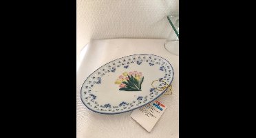 schaal 17cm bij 11cm Tulpreliëf kleur Ter Steege bonbonschaal cadeau