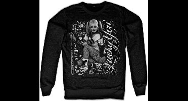 DC Comics Suicide Squad Sweater/trui -L- Harley Quinn - Lucky You Zwart