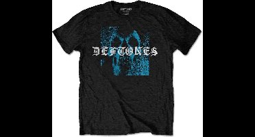 Deftones - Static Skull Heren T-shirt - M - Zwart