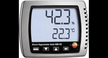 testo 608-H2 Luchtvochtigheidsmeter (hygrometer) 2 % Hrel 98 % Hrel Dauwpunt/schimmel waarschuwingsweergave