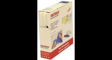 FASTECH® B10-SKL000010 Klittenband Om vast te plakken Hotmelt Haak- en lusdeel (l x b) 10 m x 10 mm Wit 10 m