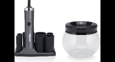 Tristar MB-2020 Make-up kwastenreiniger – Reinigen én drogen – Met 8 rubberen houders
