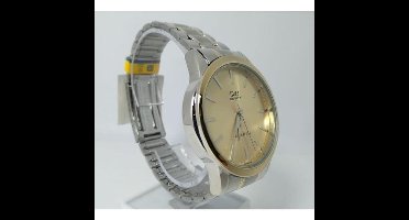Q&Q heren horloge goud/zilverkleurig Q860J400Y