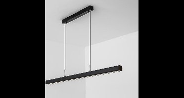 Groenovatie LED Linear Hangarmatuur - 30W - 80cm - Mat Zwart - Warm Wit