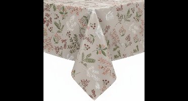 Protecttable - Tafelzeil Roze Bessen 140x210cm - Tafelkleed Afwasbaar - Kunststof