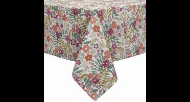 Protecttable - Tafelzeil Bloemenveld Paars 140x210cm - Tafelkleed Afwasbaar - Kunststof