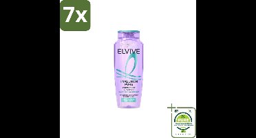 7 x L’Oréal Paris Elvive – Shampoo – Hyaluron Pure – Zuiverend – 250 ml - Grootverpakking - Zuiverende Shampoo - Hyaluronzuur Shampoo - Salicylzuur Shampoo - Vette Hoofdhuid Shampoo - Droge Punten Shampoo