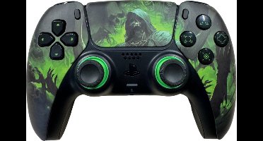 Clever Green Underworld Custom Controller (PS5 compatibel)