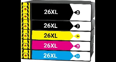 Voordeelset - Vervanger voor Epson 26 XL T2636