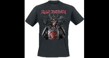 Iron Maiden Senjutsu Heads Heren T-shirt - zwart - 3XL