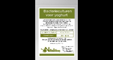 Bacterieculturen voor yoghurt, voor 30L melk - yoghurt cultuur