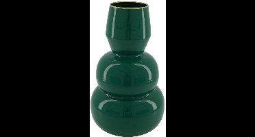 Vaas metaal groen Ø16,8xh28,5cm