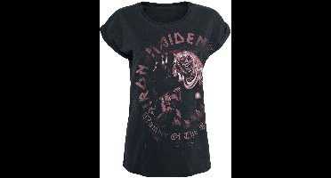 Iron Maiden Number Of The Beast Dames T-shirt - zwart/used look - S