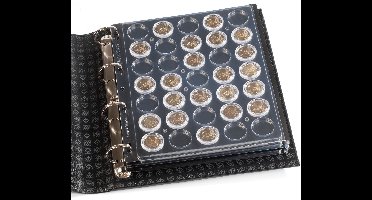 ENCAP, Bladen (4 rings) voor Munten Ø 32-33 mm. (30 st.) Transparant - afm: 240 x 282 mm.