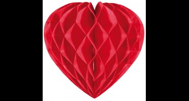 Papieren hart hanger- rood - honeybomb