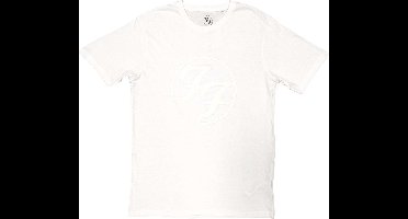 Foo Fighters - FF Logo Heren T-shirt - XL - Wit
