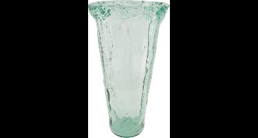 DKNC - Vaas recycled glas - 25x25x50cm - Transparant