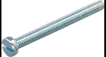 Hoenderdaal metaalschroef gegalv.ck.   m4 x 10 mm   din 84  - doos à 200 stuks