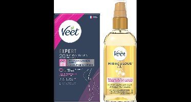 Veet - Alle huidtypes - Miraculous oil - Ontharingsstrips Benen (Normal) 20st