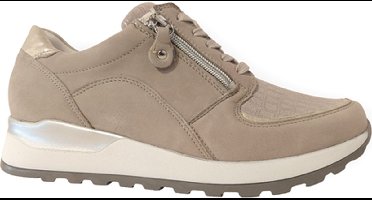 Waldläufer OrthoTritt Dames Sneaker - H64007-333-070 Beige - Wijdte H - Maat 6 (39)