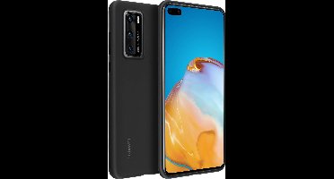 Huawei Silicon Protective Case voor de Huawei P40 - Zwart