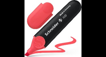 Schneider tekstmarker - Job 150 - rood - markeerstift - S-1502