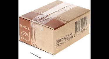 Draadnagel plat geruite kop blank 2.4 x 45mm