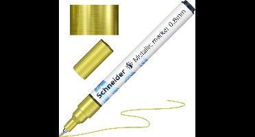 Schneider metallic marker - Paint-It 010 - 0.8mm - geel metallic - S-ML01001063