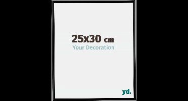 Your Decoration - Fotolijst 25x30 cm - Kunststof - Zwart Mat - Bordeaux