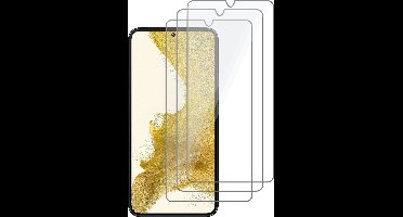 Screenprotector geschikt voor Samsung Galaxy S22 Plus - Gehard Glas Beschermglas Tempered Glass Screen Protector - 3 Stuks