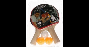 Tafeltennisbatjes - incl. pingpong balletjes - tafeltennis set