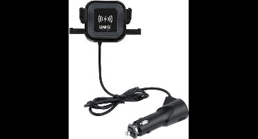 UNIQ Accessory Autohouder en Draadloze Oplader - Zwart