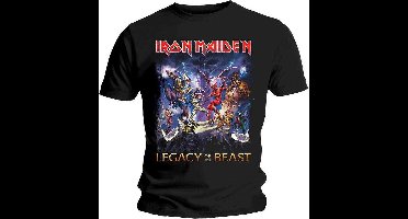 Iron Maiden - Legacy Of The Beast Heren T-shirt - S - Zwart