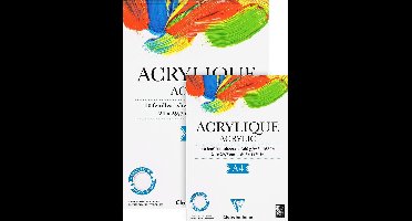 Clairefontaine Acryl papier 10 vel 360 grams A4