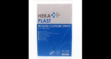 Suture Strips - Heka hechtingstrips 6 x 100mm - zakje 4 maal 5 stuks