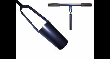 De Wit Aardappelpoter Ø 90 mm met lange essen steel voor staand poten