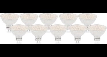 Groenovatie LED Spot - Fitting GU5.3 / MR16 - 3W - Warm Wit - Dimbaar - 10-Pack
