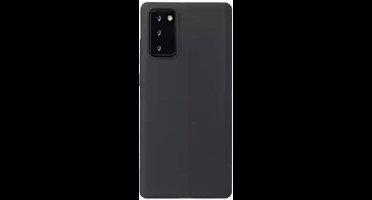 TPU back cover Geschikt voor Samsung Galaxy A41 - Zwart hoesje + gratis screenprotector